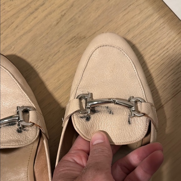 Salvatore Ferragamo Cream beige leather Loafers with Horsebit Detail 7 - Picture 3 of 6